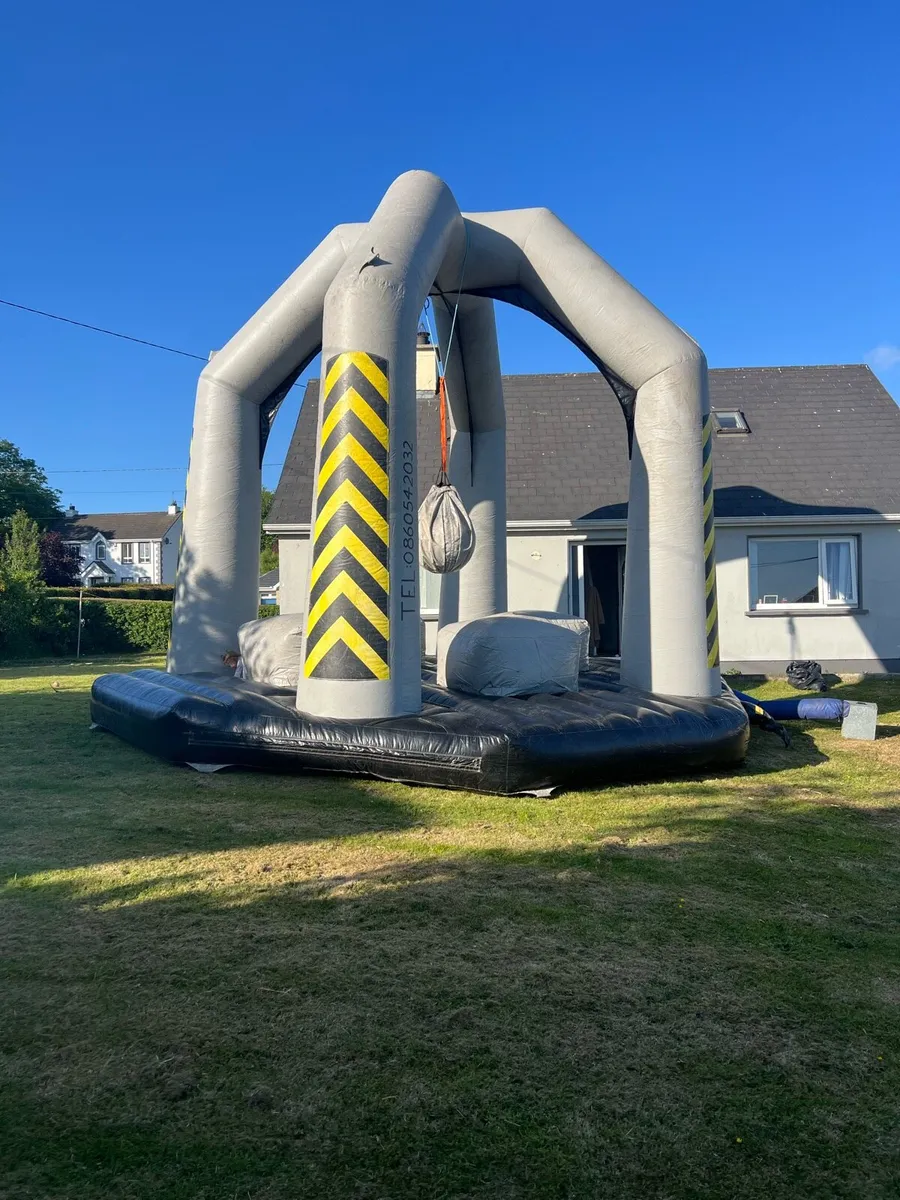 Airquee wrecking ball bouncy castle