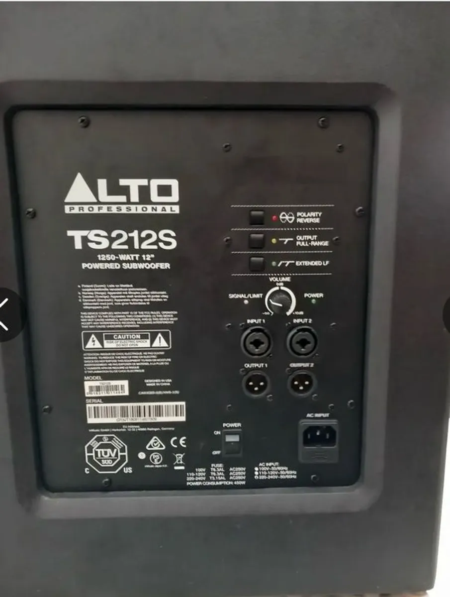 Alto Professional 5000w PA - Image 2