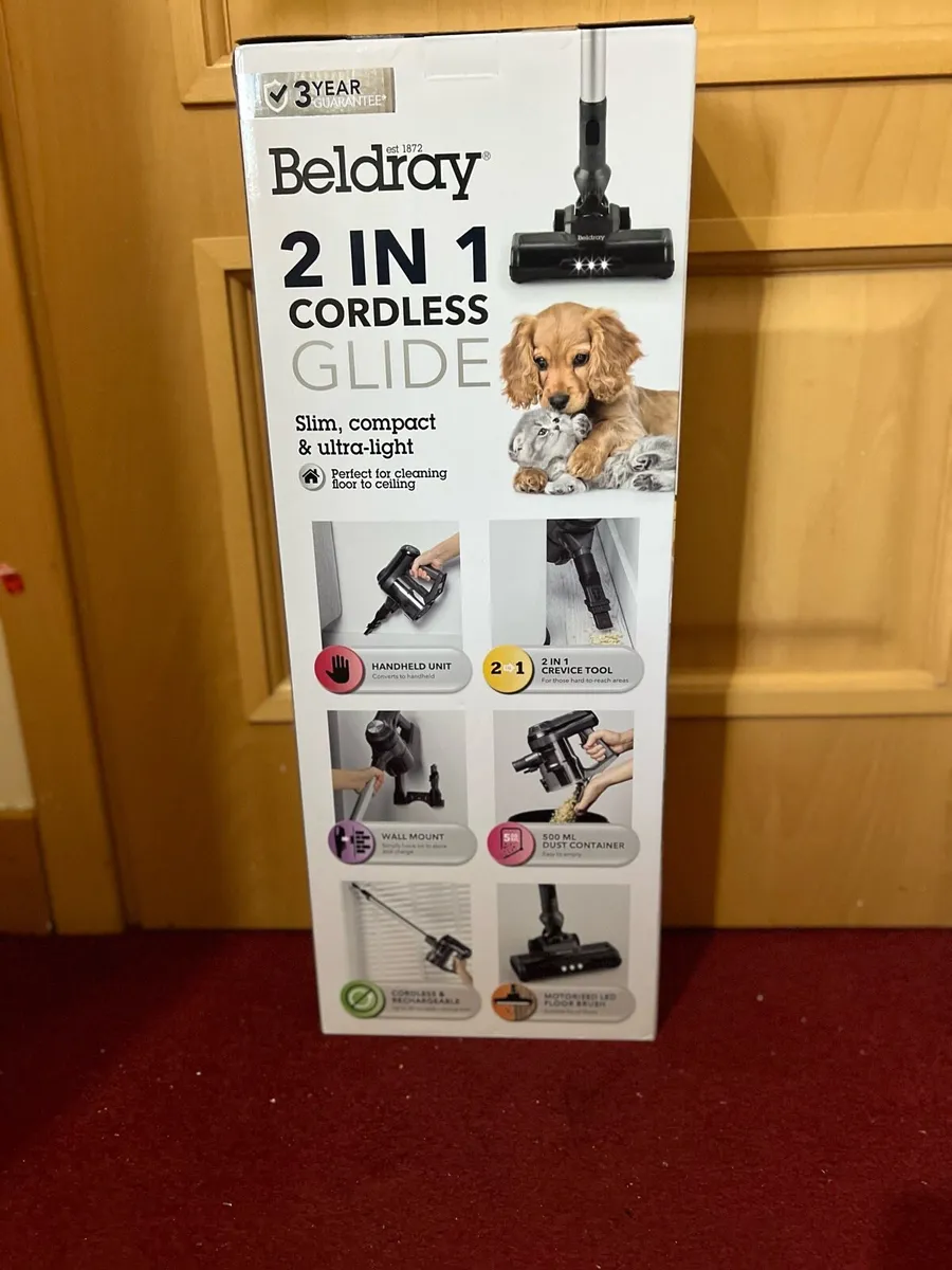 new 2 in 1 cordless PRO beldray vacuum cleaner - Image 1