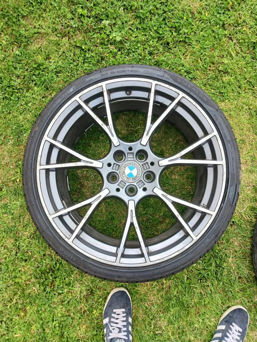 BMW alloy wheels and tyres - Image 1