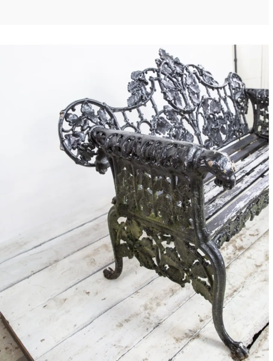 CAST IRON BENCH - Image 3