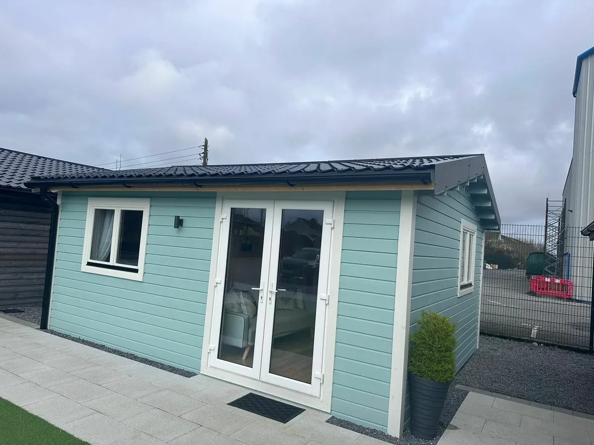 Ecohome Log Cabins 1 Bed A 5.8m x 5m Modular Home - Image 1