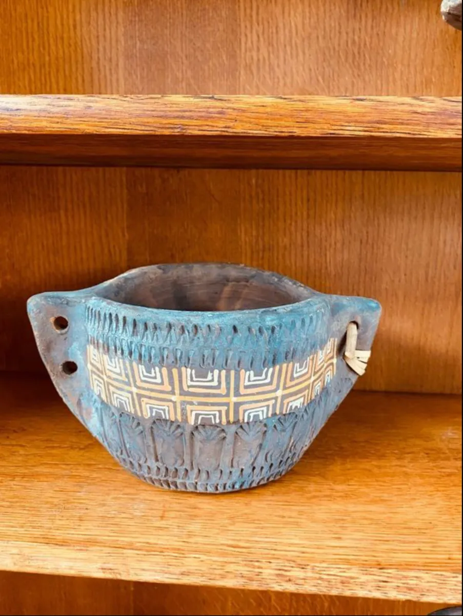 Vintage Decorative Terracotta Plant Pots x 4 - Image 2