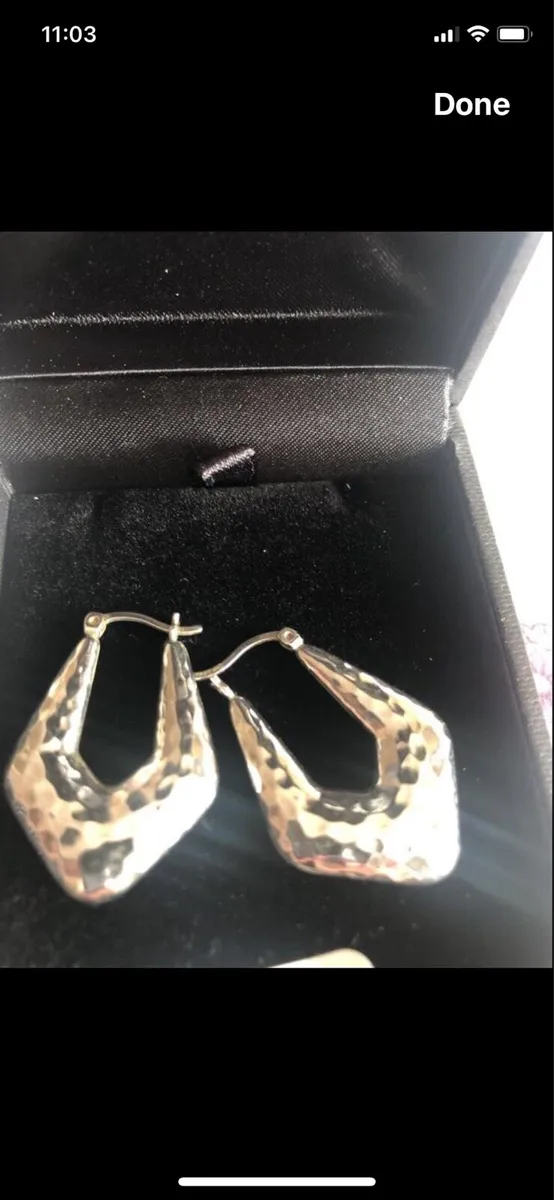 Silver earring - Image 2