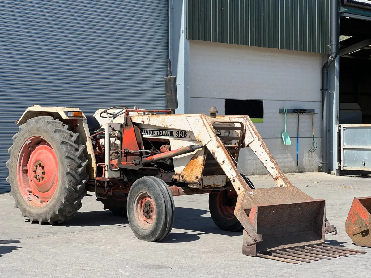 DAVID BROWN 996 & LOADER : 11017920 - Image 1