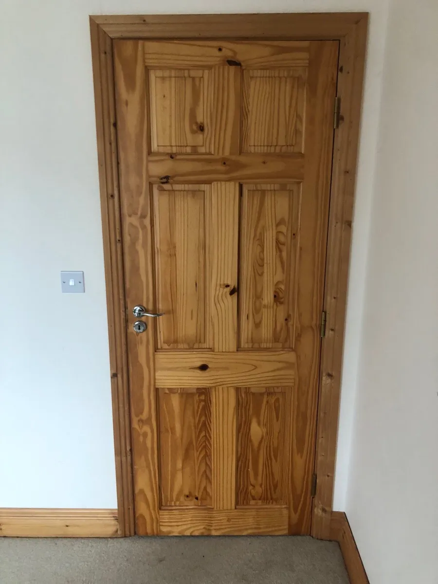 30” pine doors - Image 2