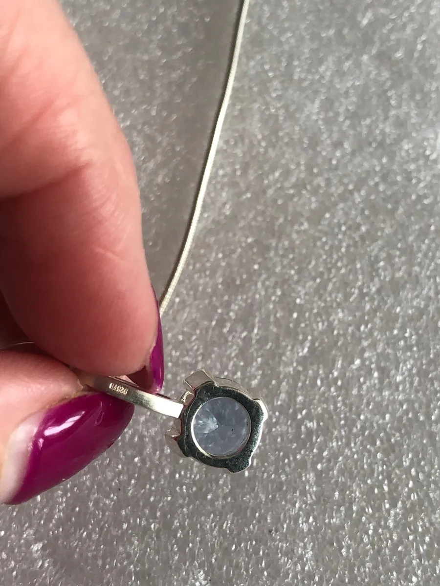 Silver necklace - Image 1
