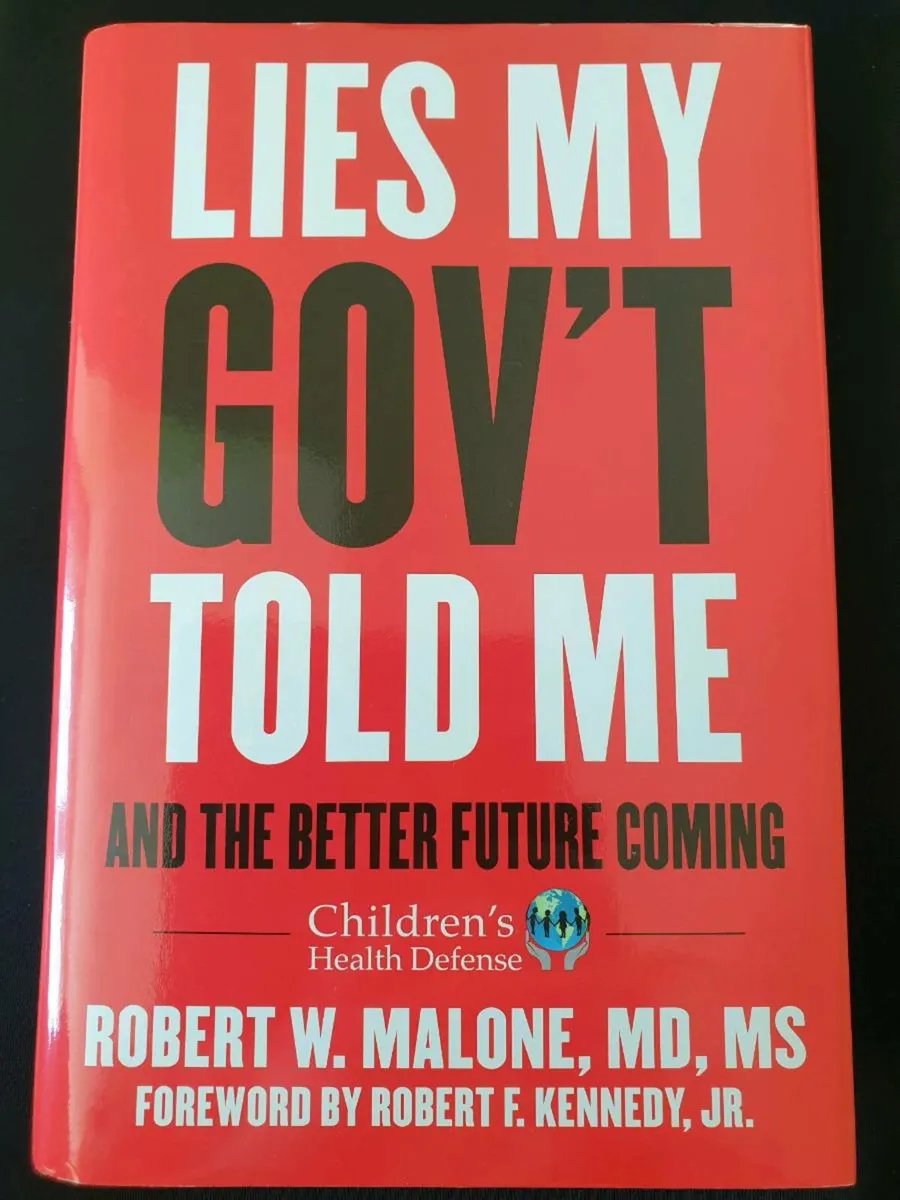 Lies My Government Told Me Book Robert W Malone - Image 1