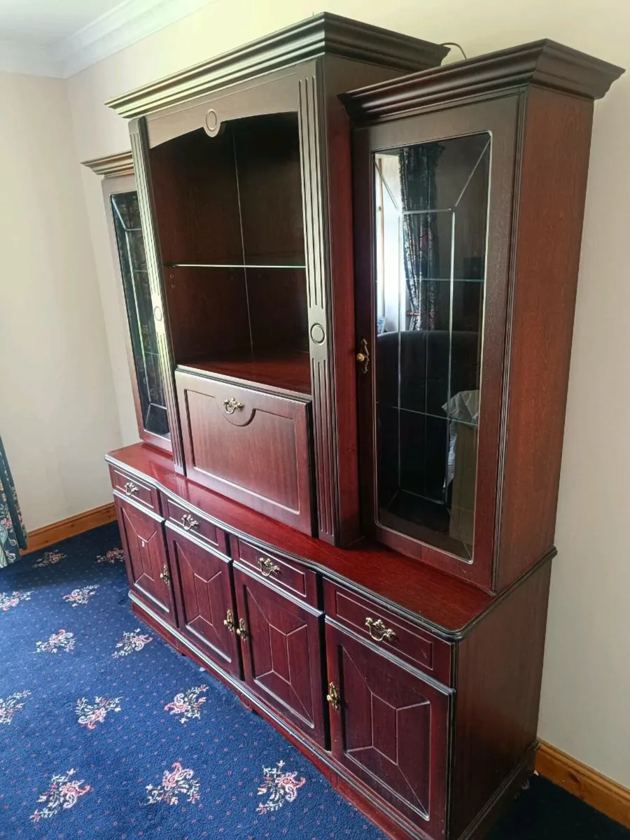 Mahogany display cabinet - Image 2
