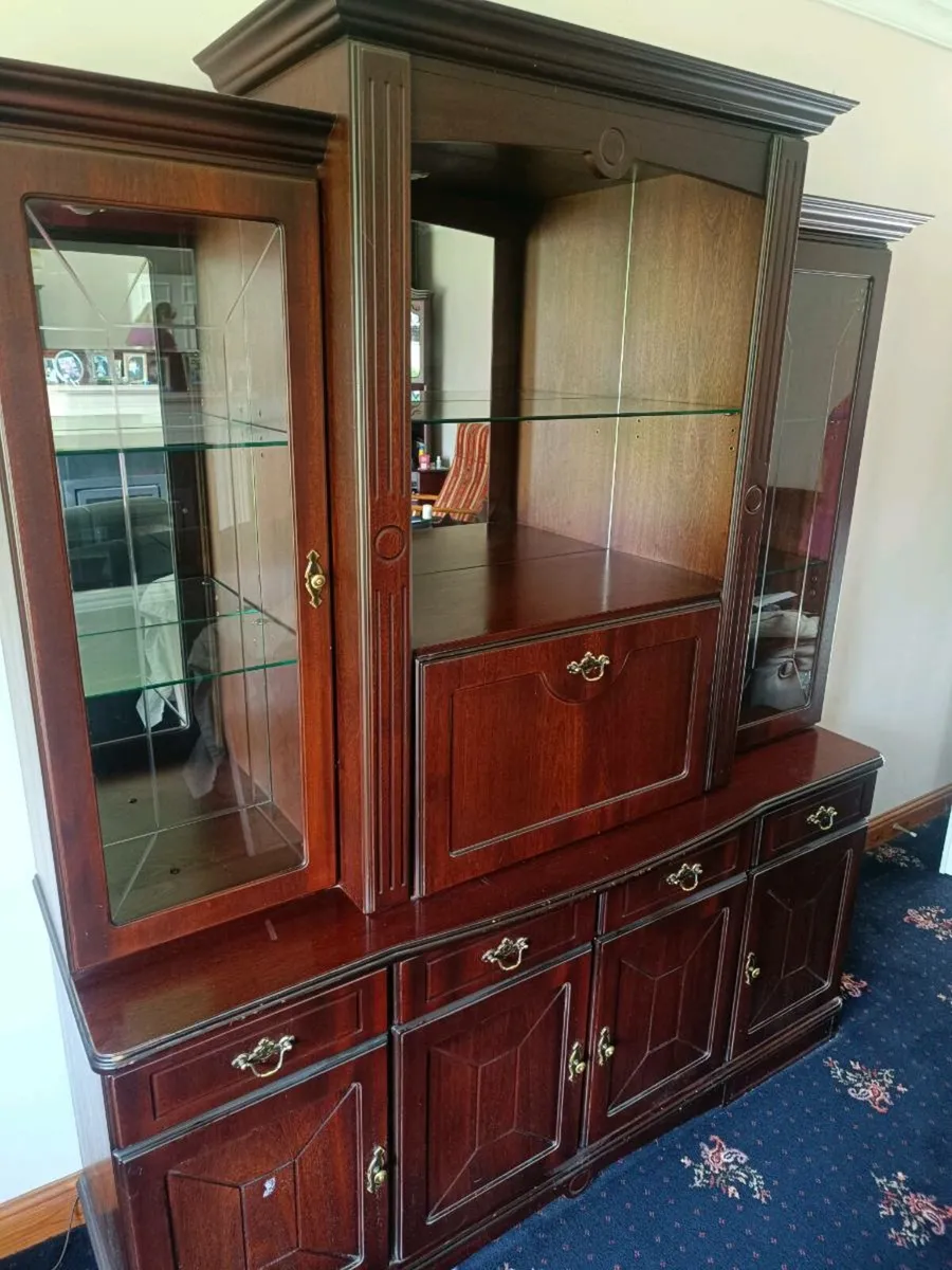 Mahogany display cabinet - Image 3