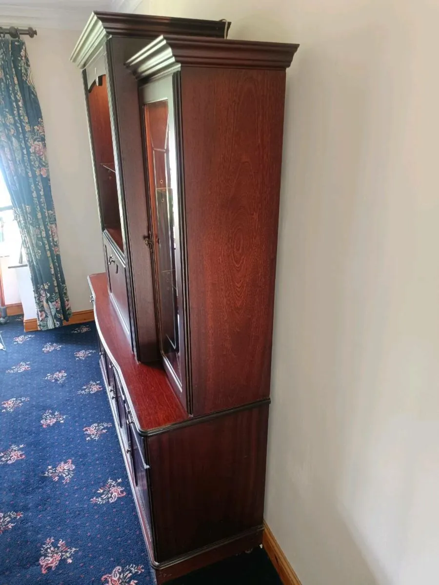 Mahogany display cabinet - Image 4