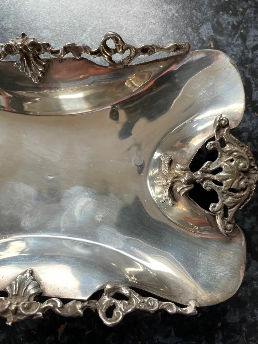 Vintage silver plated dish - Image 3