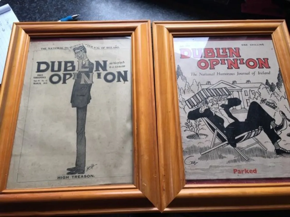 Framed vintage Dublin Opinion - Image 1