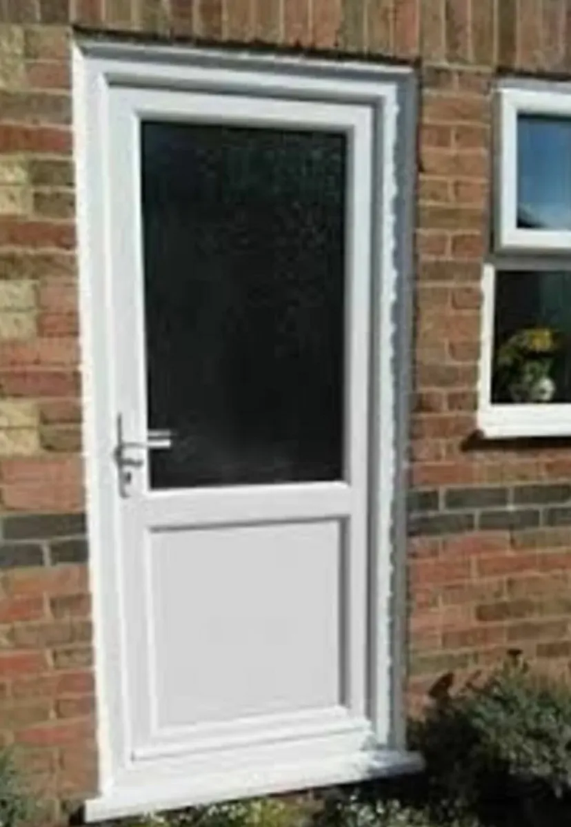 HIGH QUALITY PVC BACK DOOR/SHED DOOR