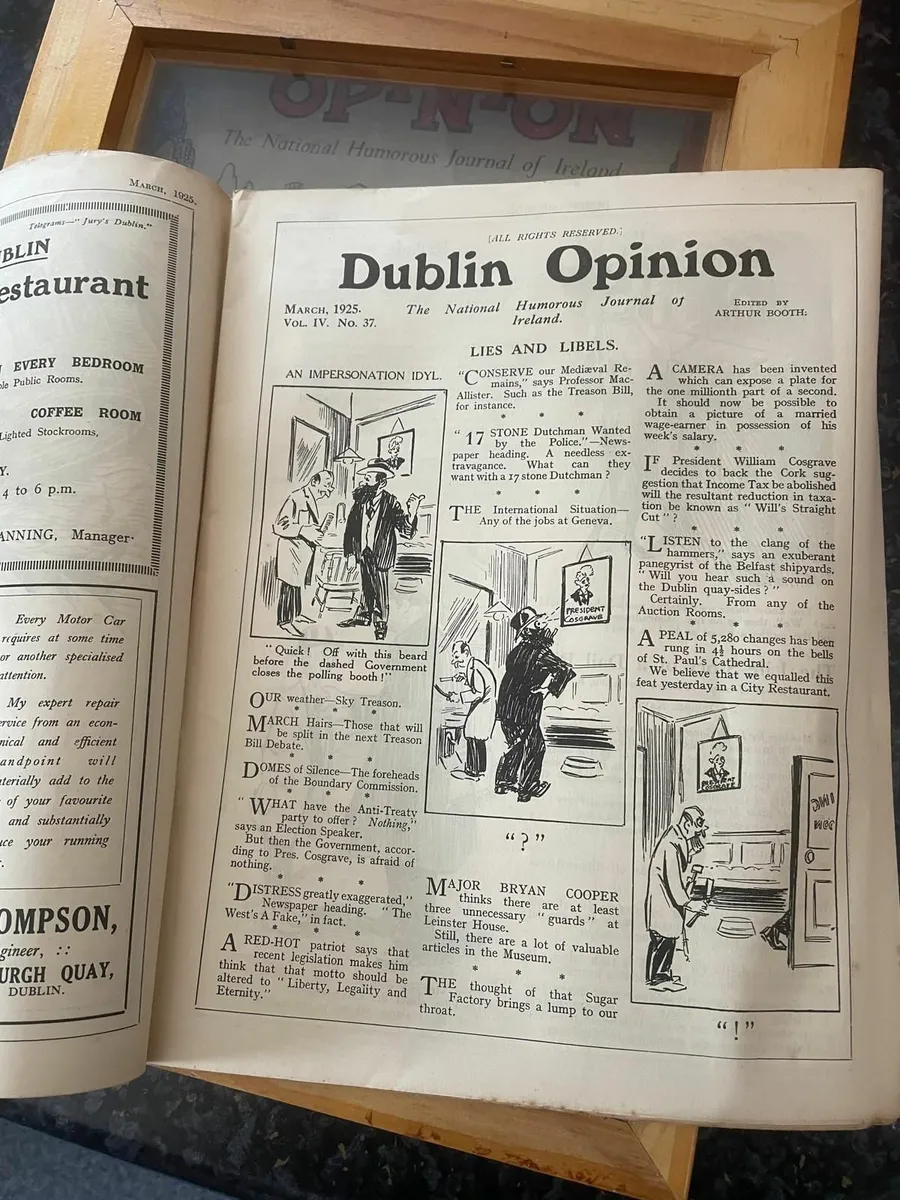 Framed vintage Dublin Opinion - Image 4