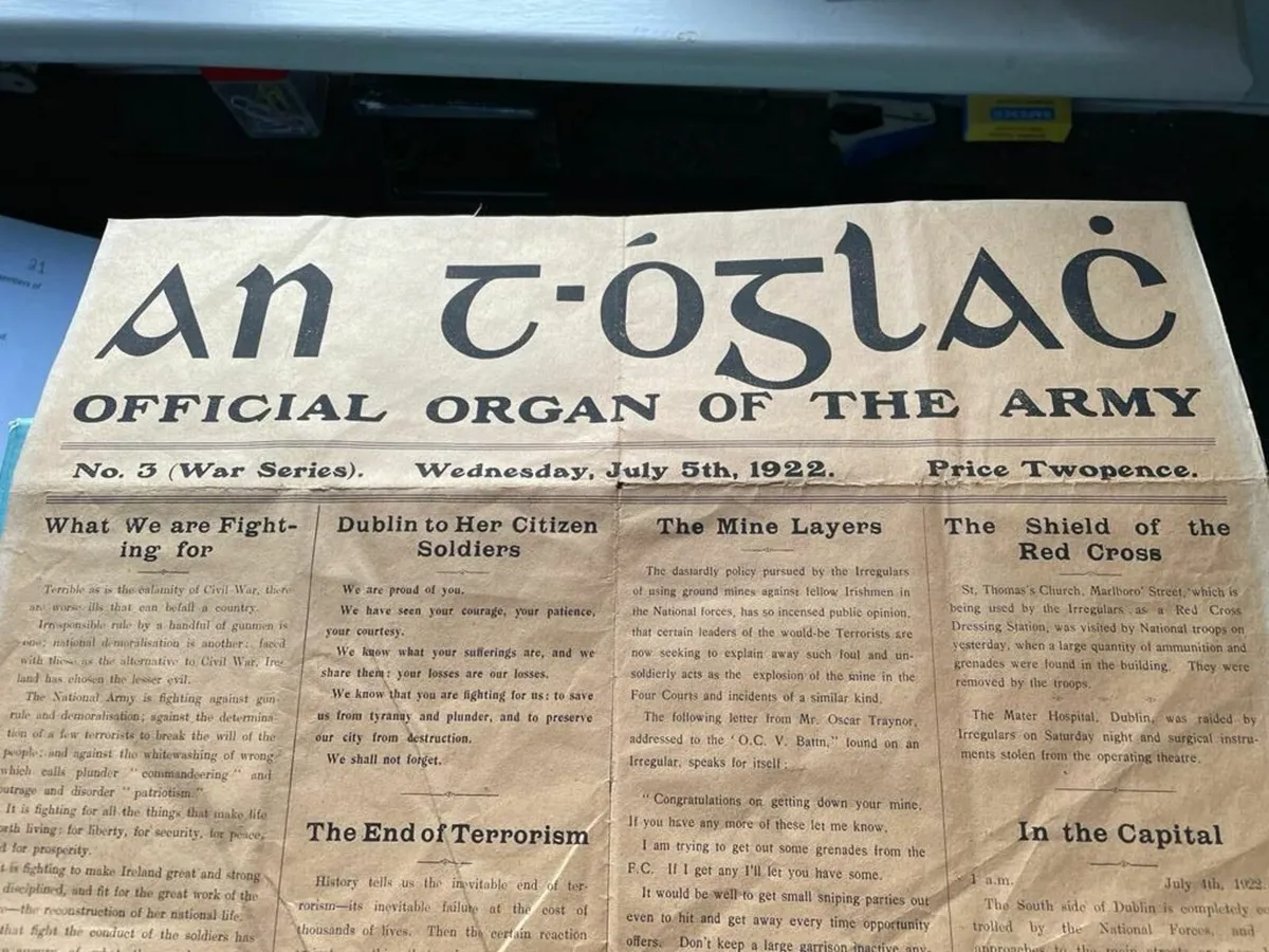 1922 original newspaper - Image 2