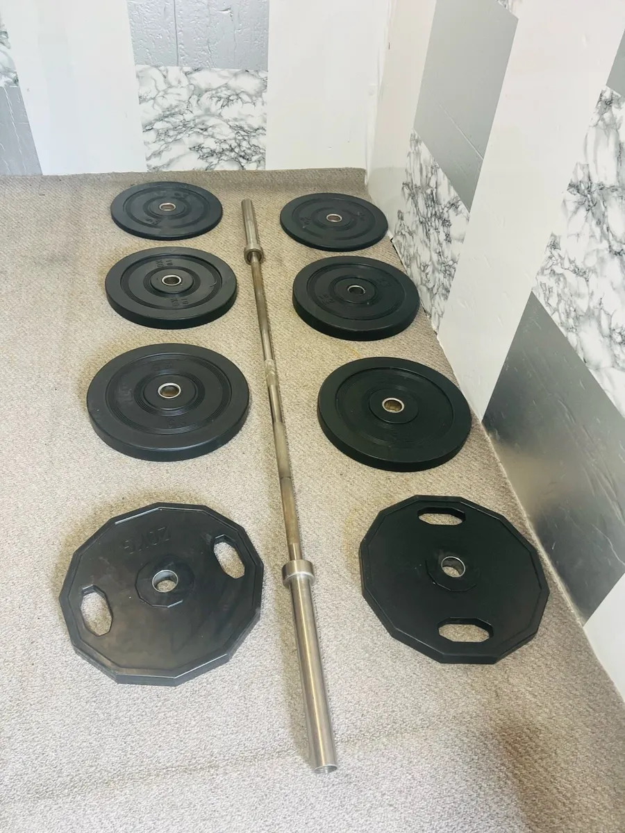 120 KG OLYMPIC BARBELL SET - Image 2