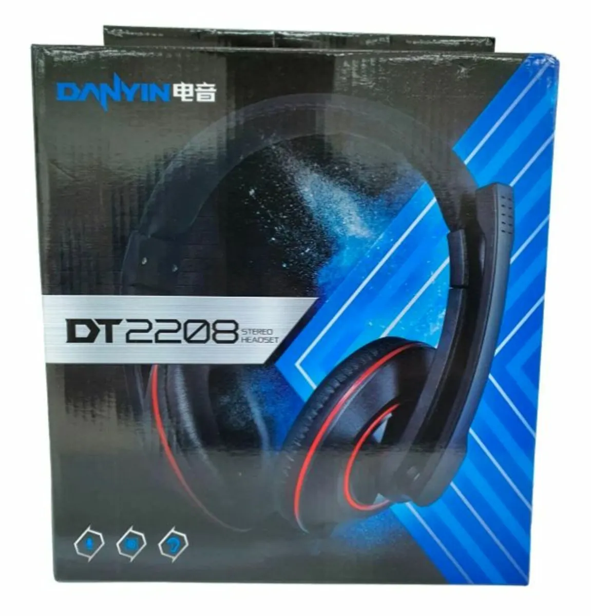 Danyin DT2208 Wired Over Ear Headphones Earphones