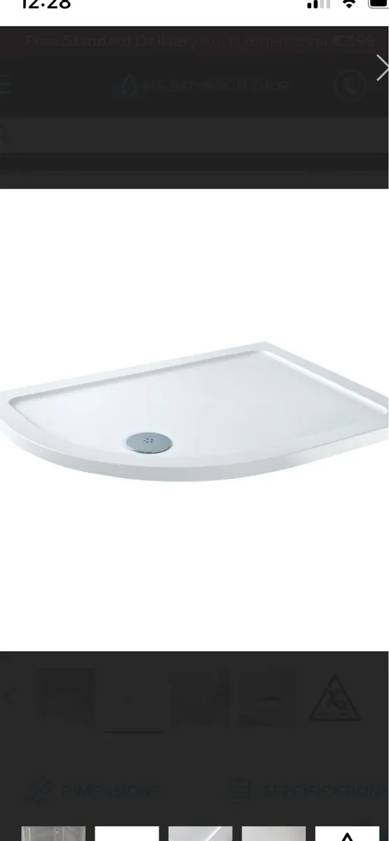 Shower tray 1200x800 - Image 3