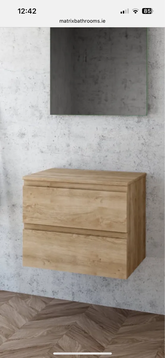 Vanity unit with top - Image 1