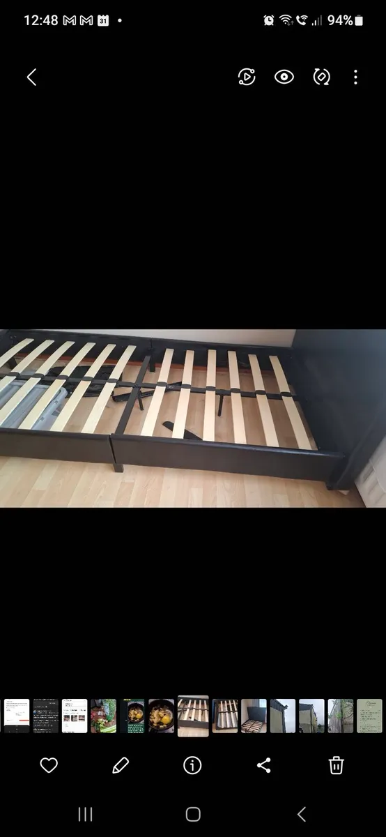 Single bed with mattress - Image 3