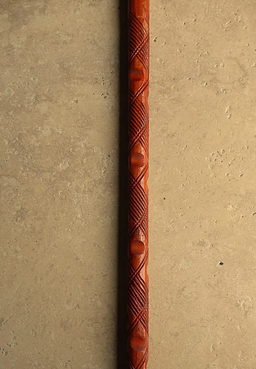 Selection of 4 Hand Crafted Walking Sticks - Image 3