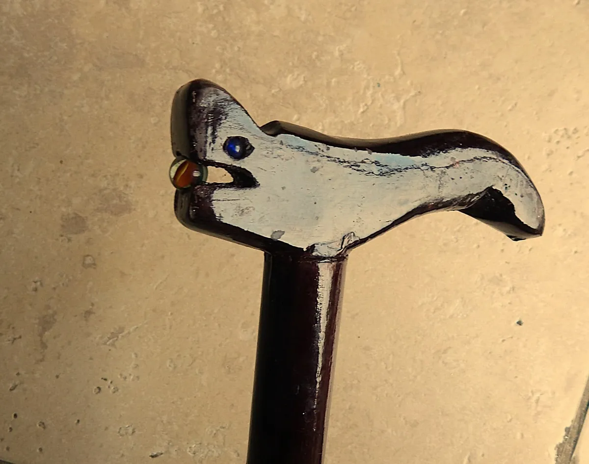 Selection of 4 Hand Crafted Walking Sticks - Image 4