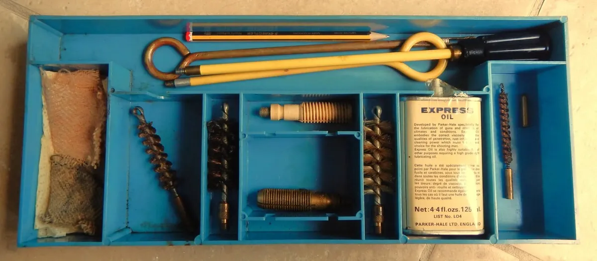 Selection of Weapon Cleaning Pieces & Belt - Image 2