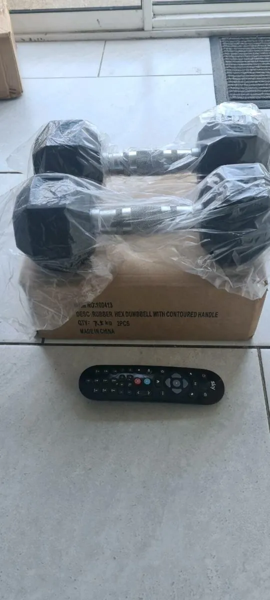 3x brand new hex dumbbell weight sets - Image 4