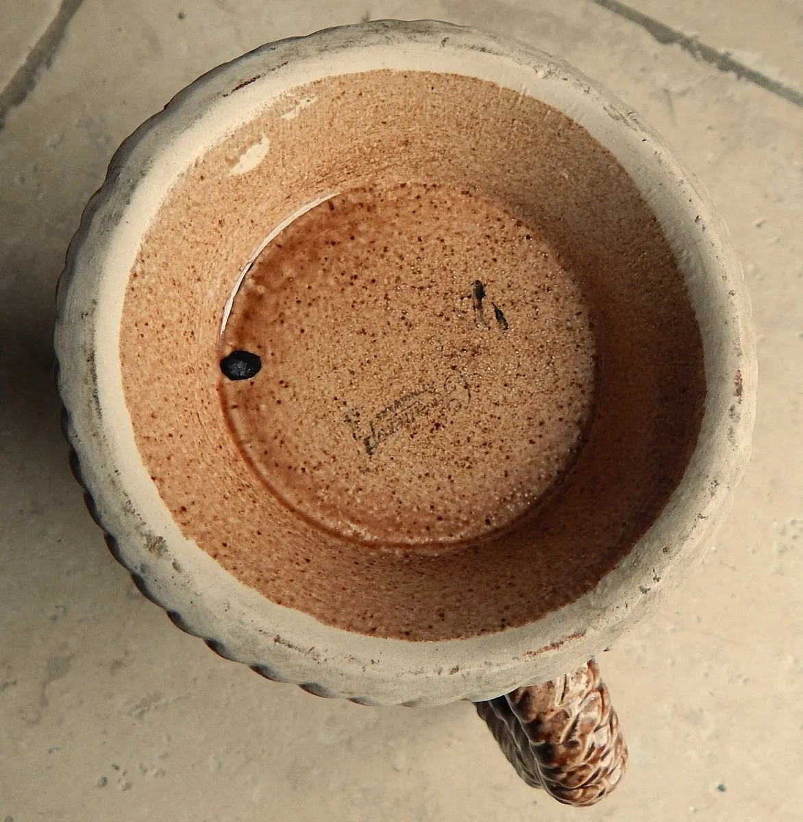 Vintage Govancroft Stoneware Rope Effect Pitcher - Image 4