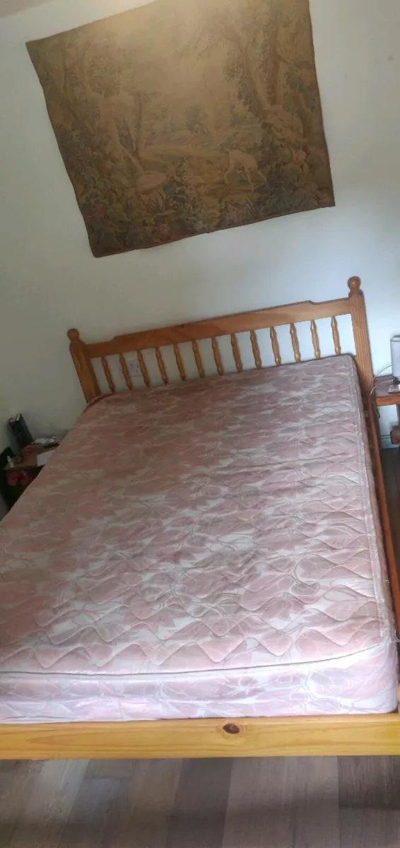 Pine Double Bed - Image 3