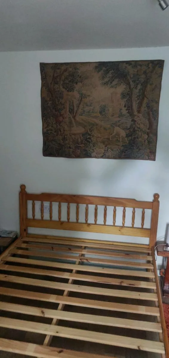 Pine Double Bed - Image 4