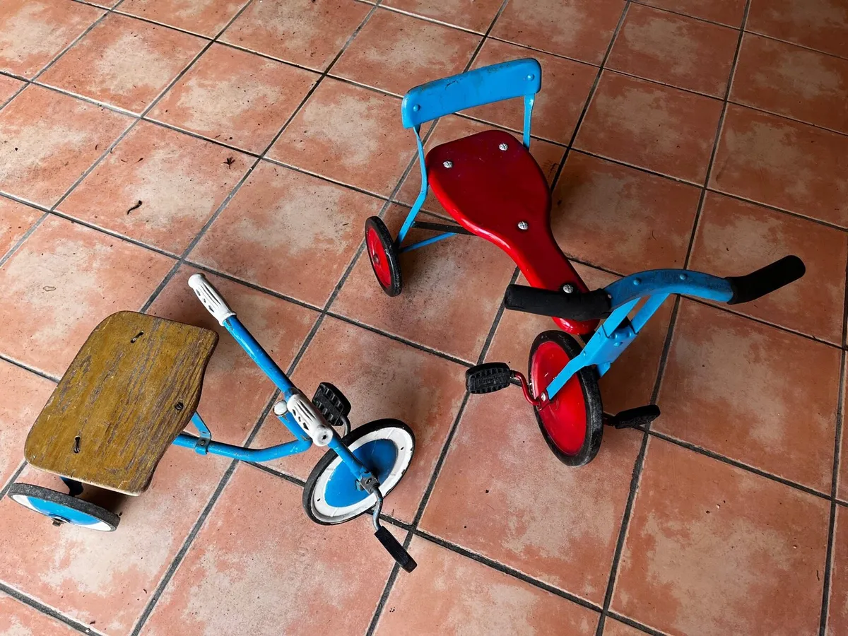 Vintage children’s tricycles - Image 2