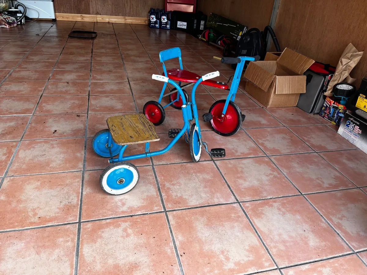 Vintage children’s tricycles - Image 3