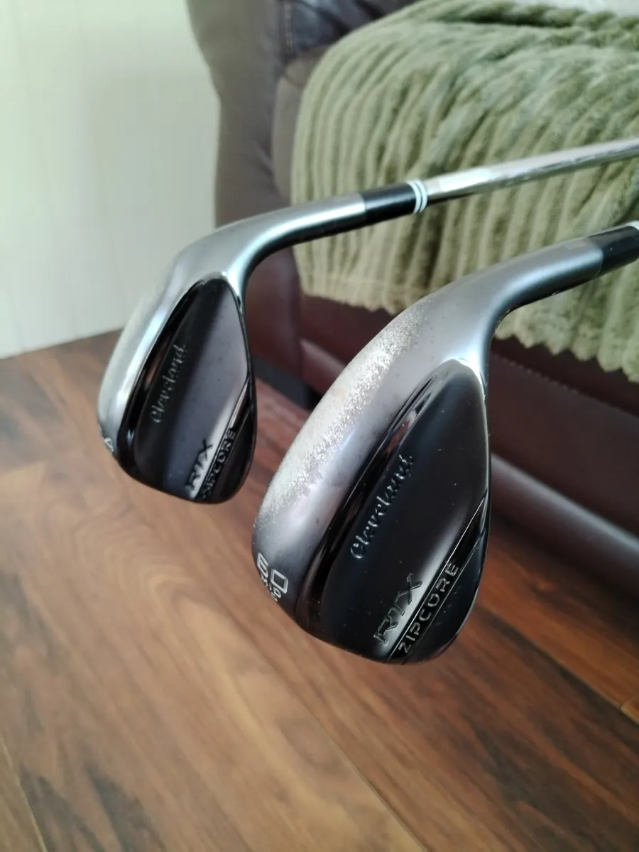 2 Cleveland wedges and putter for sale - Image 2