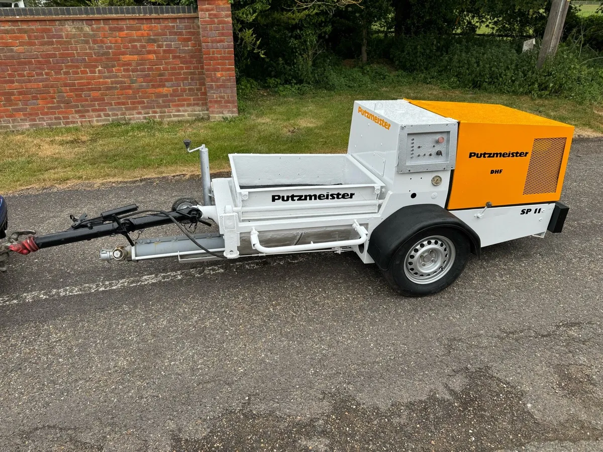 Putzmeister sp11,liquid screed,grout ,concrete - Image 1