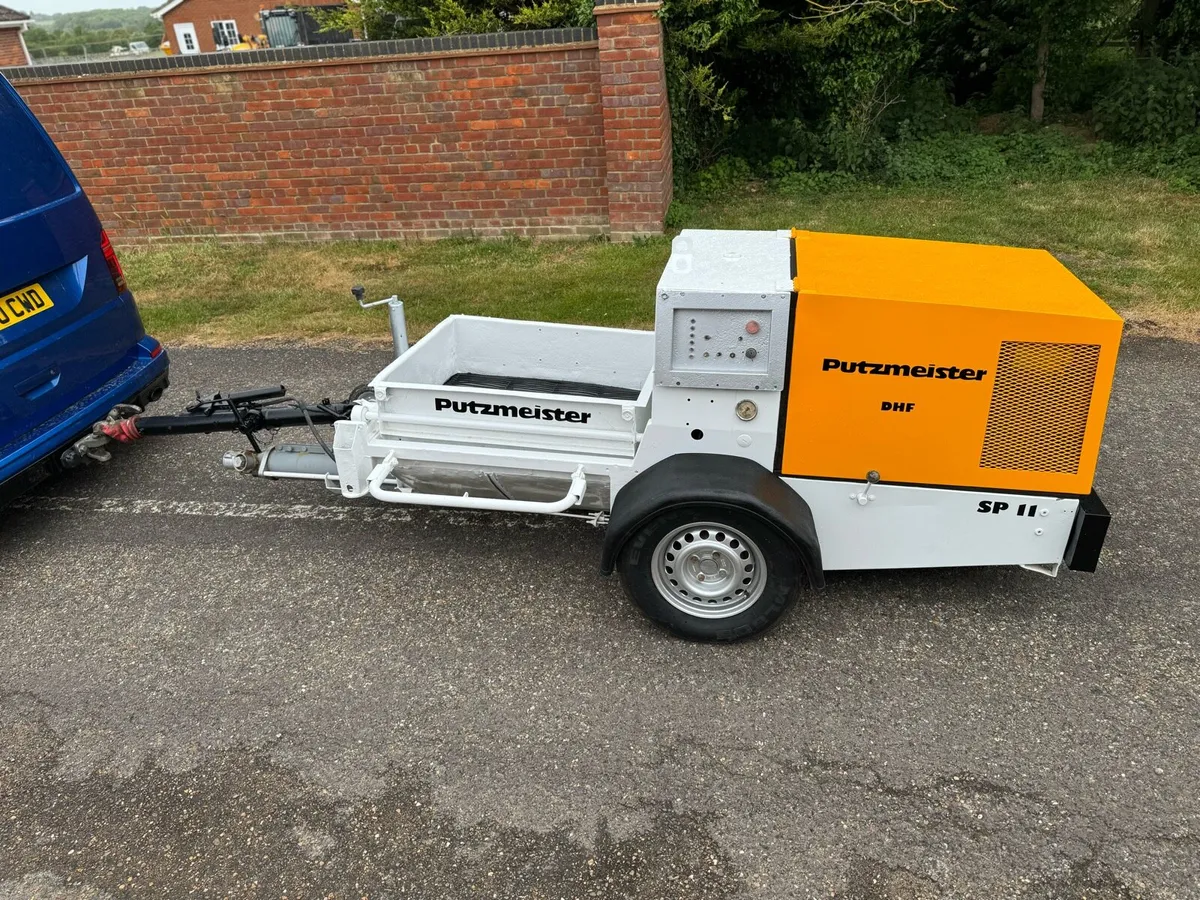 Putzmeister sp11,liquid screed,grout ,concrete - Image 2