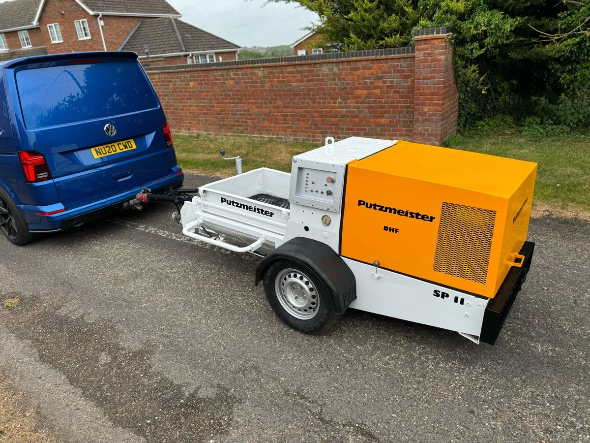 Putzmeister sp11,liquid screed,grout ,concrete - Image 3