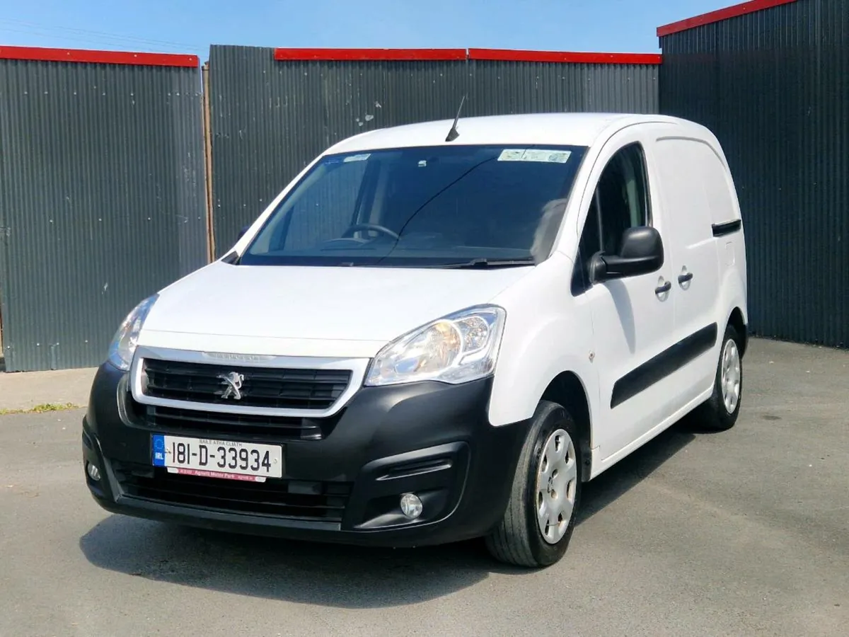 2018 PEUGEOT PARTNER 3SEAT LOW MILEAGE - Image 1