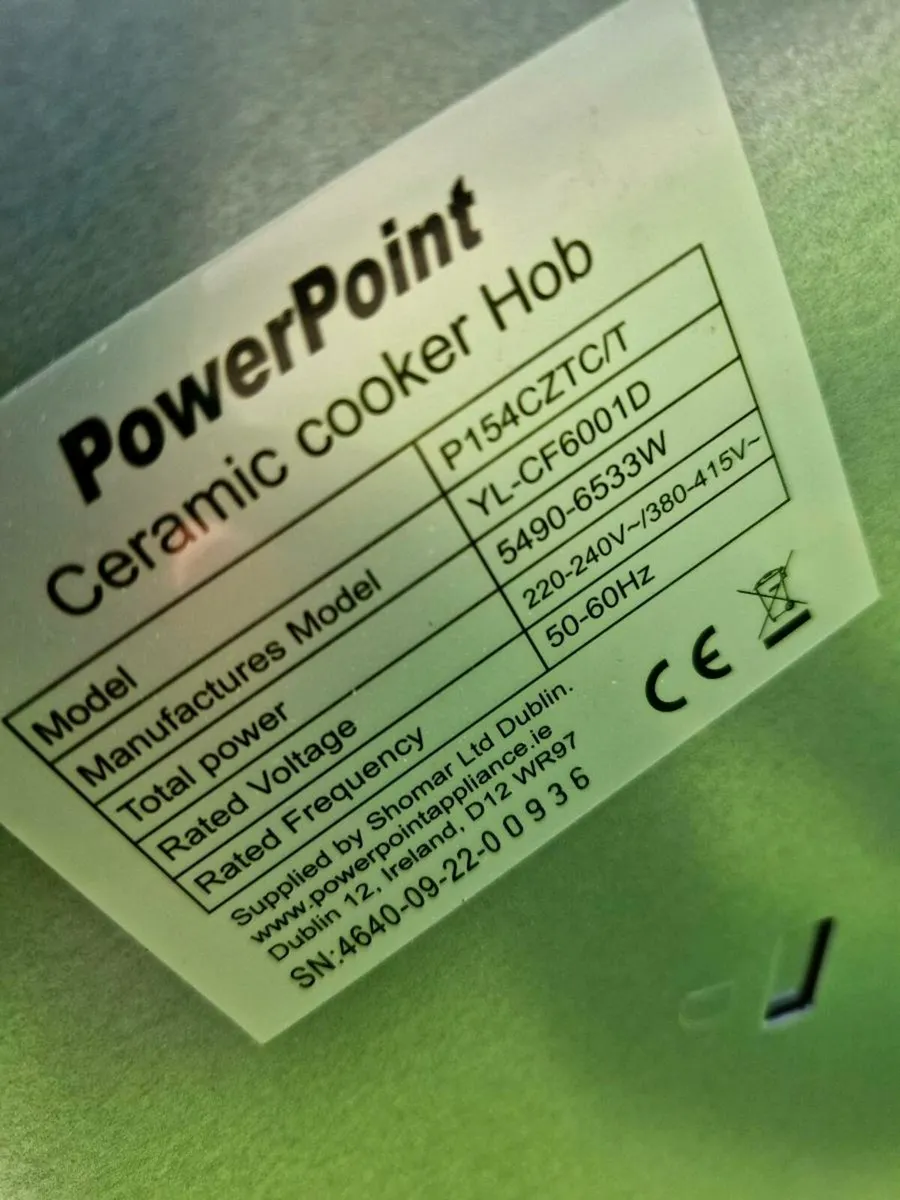 Ceramic cooker hob. - Image 3