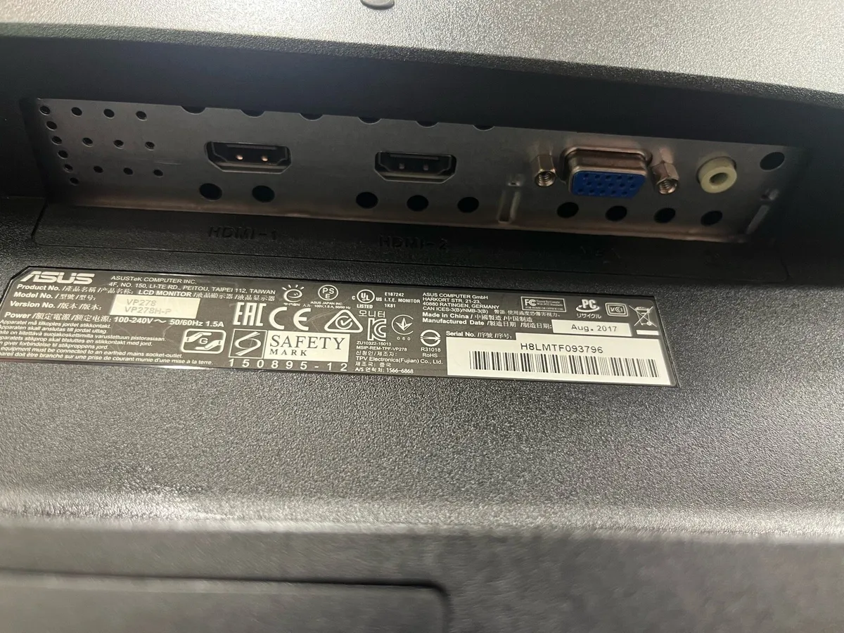 Asus 27” Monitor - Image 3