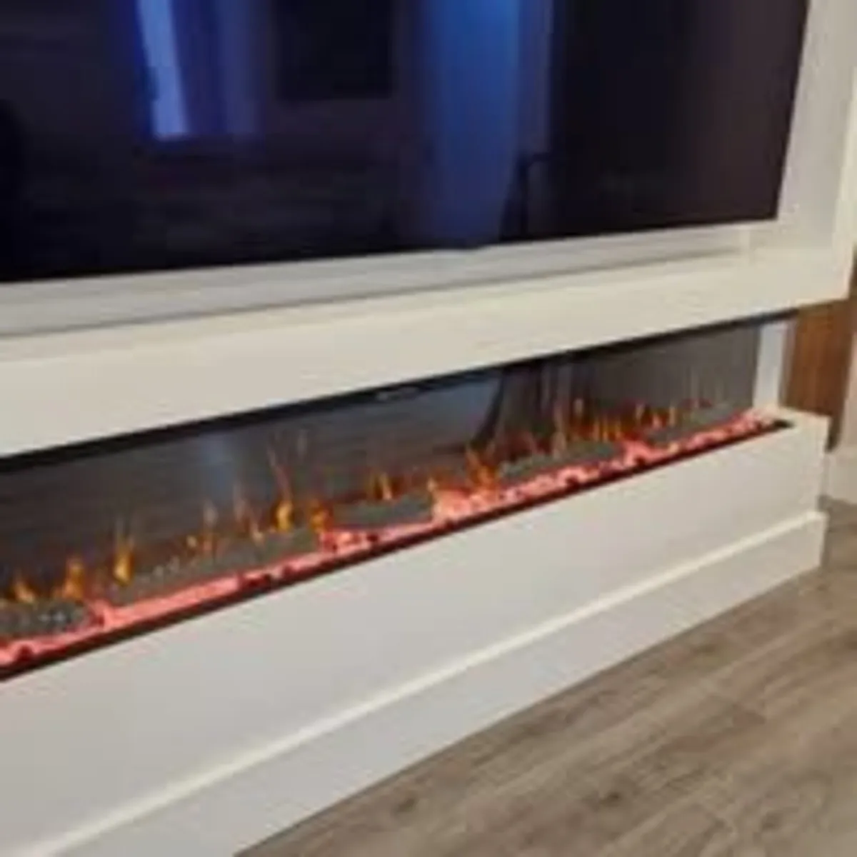 3 sides 60" electric fireplace FREE DELIVERY - Image 3