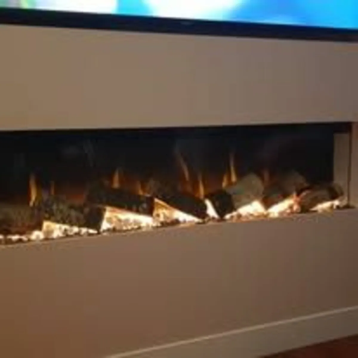 3 sides 60" electric fireplace FREE DELIVERY - Image 4