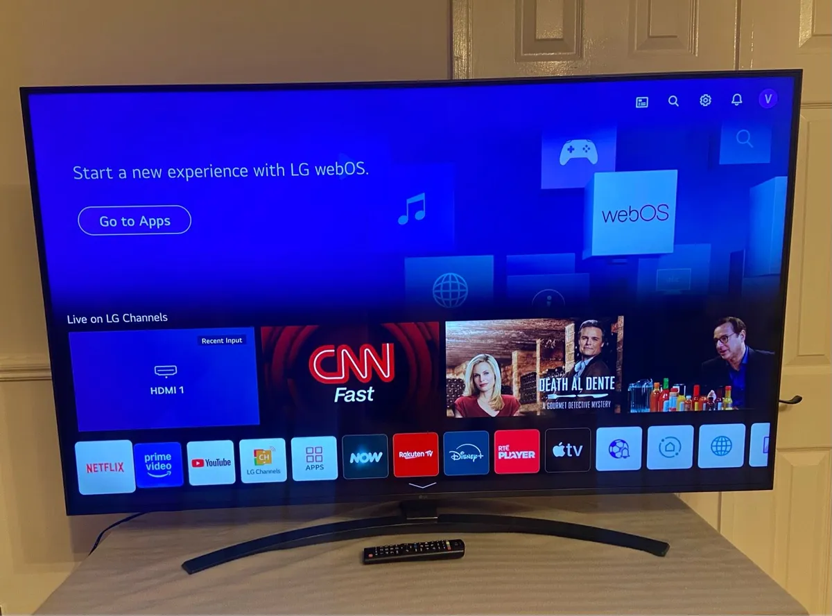 LG 55” 4K HDR Smart TV - Image 1