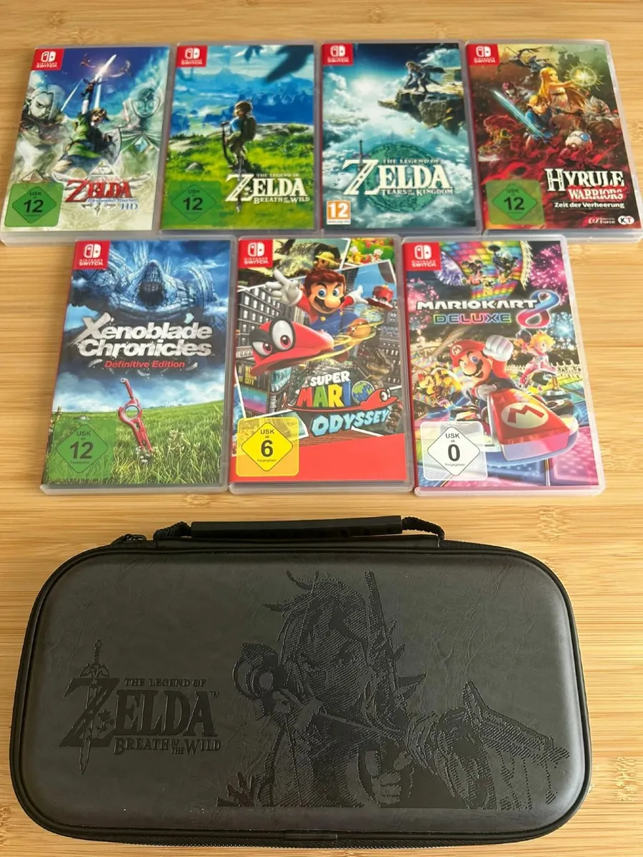 Nintendo Switch OLED + 7 Games + Controller - Image 4