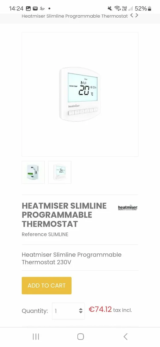 6 Thermostat. Heatmiser V4 - Image 4