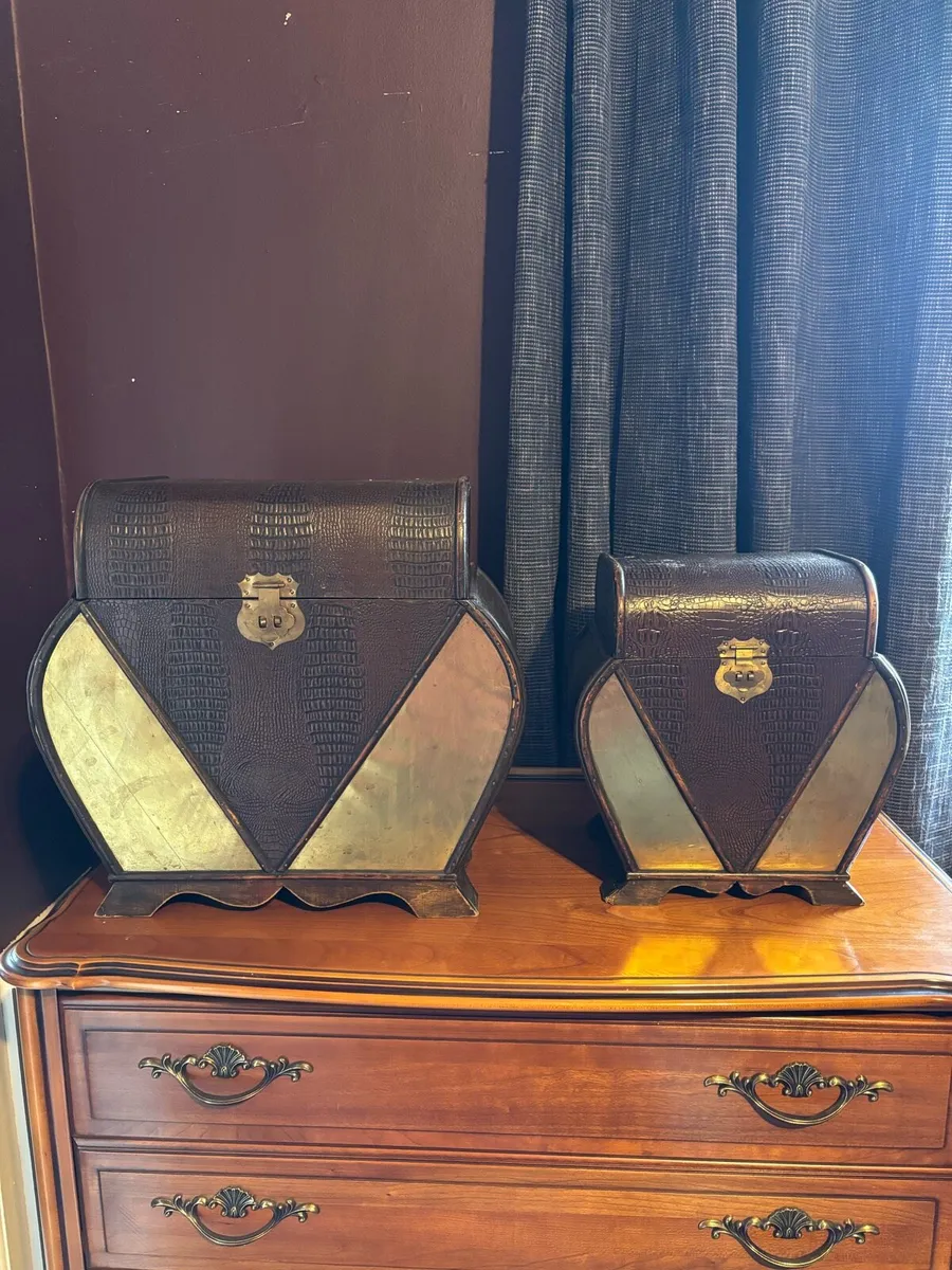 2 Art Deco Style Storage Chests
