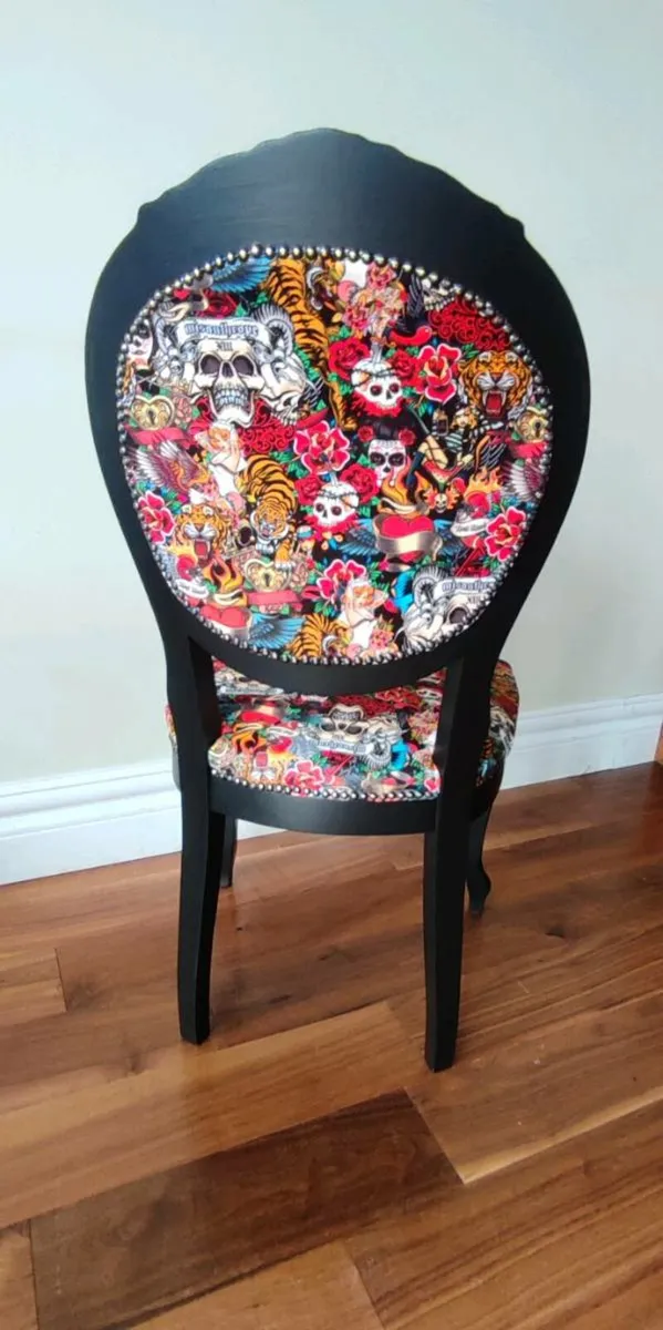 Black bespoke chair - Image 3