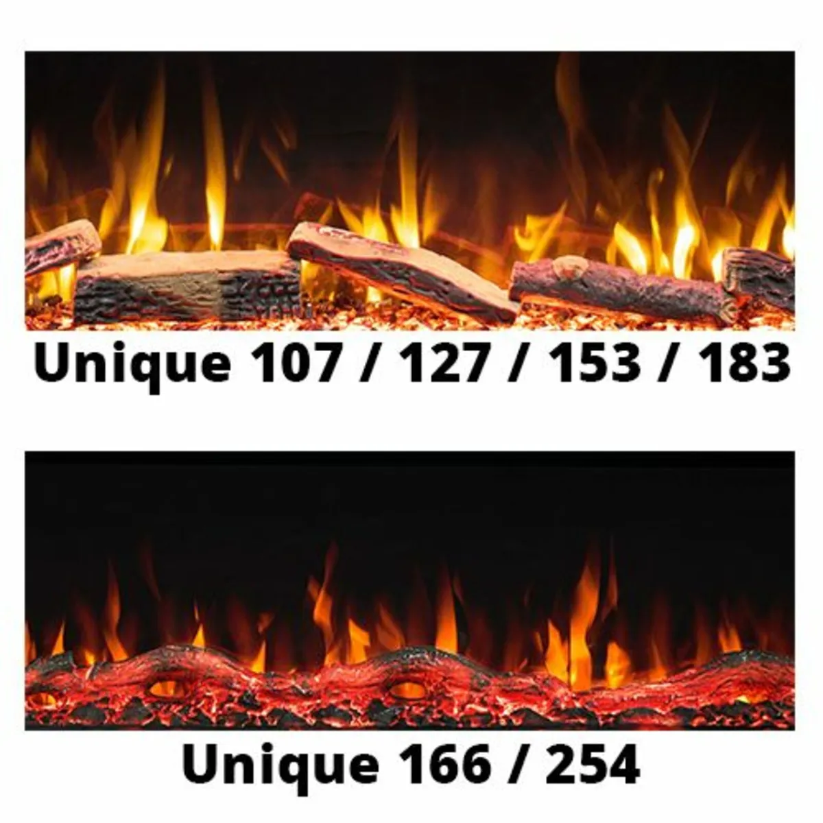 3 sides Electric fireplace. FREE delivery - Image 3