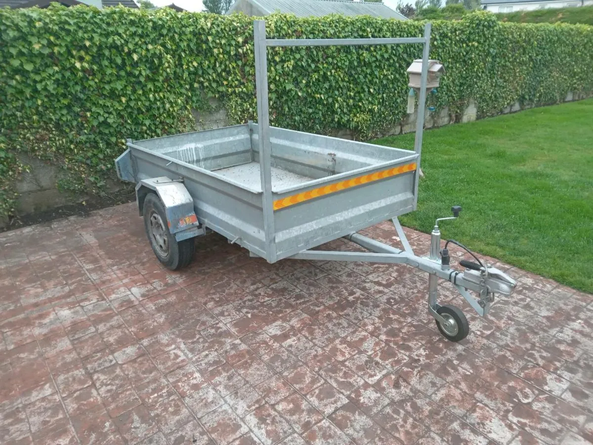 7x4 galvanised trailer - Image 1